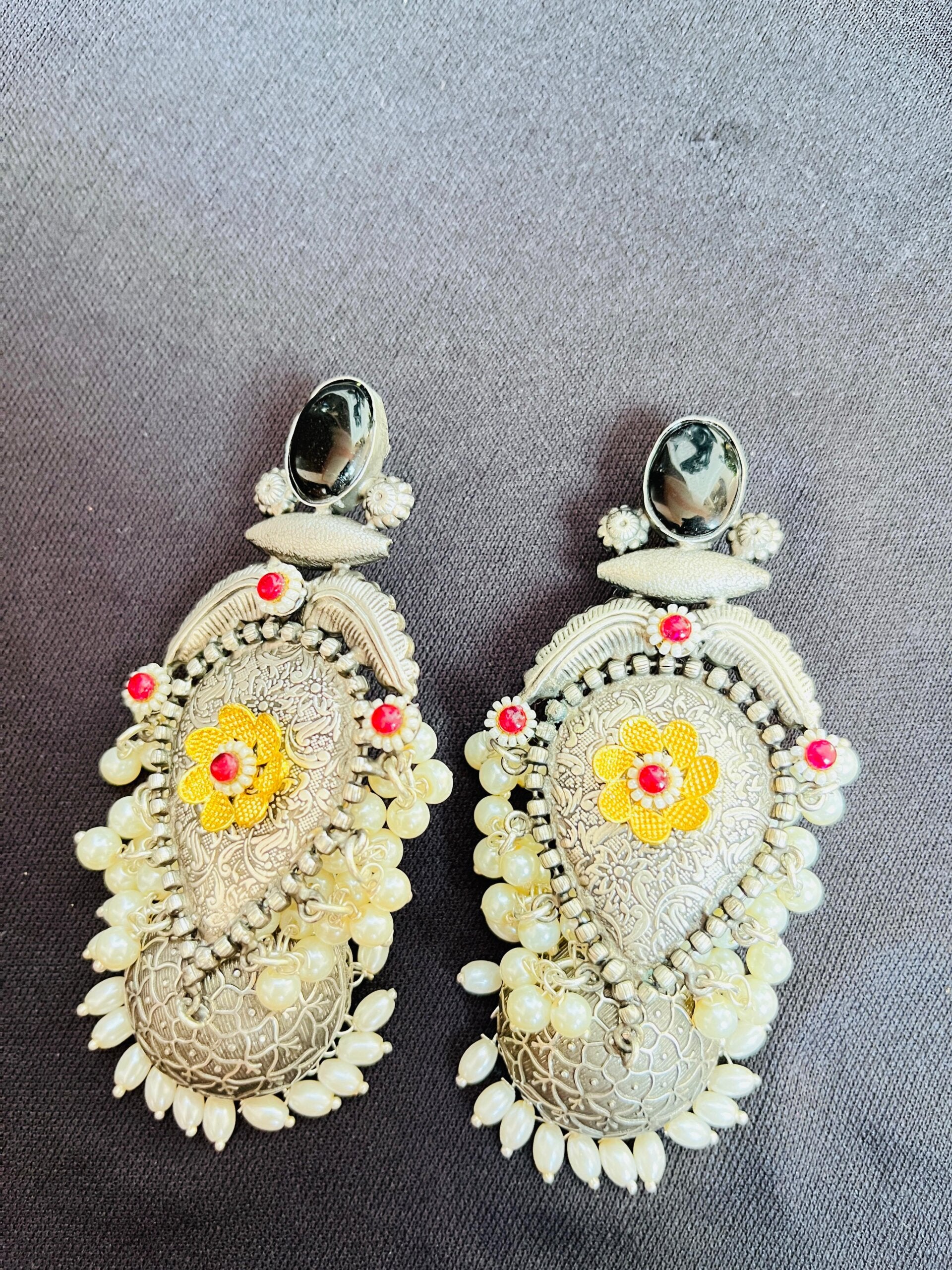 Anarkali Jhumka ( Black )