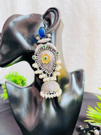 Anarkali Jhumka ( Dark Blue )