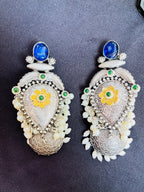 Anarkali Jhumka ( Dark Blue )