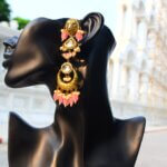 Sabyasachi Dupe Earring ( Pink )