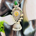 Anarkali Jhumka ( Dark Green )