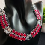 Monalisa Stone Necklace With Earring