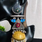 Sameena Double Tone Jhumka