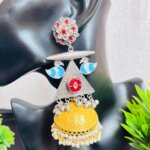 Sameena Double Tone Jhumka