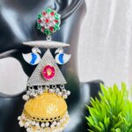 Sameena Double Tone Jhumka