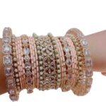 Light Peach Bangles Set