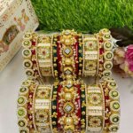 Pearl And Kundan Studded Heavy Bridal Chooda Set
