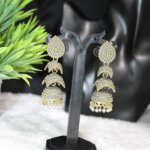 Golden Look Double Decker Jhumka