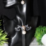 Vintage Dome White Pearl Earring