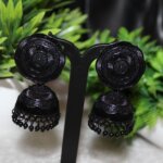 Black Rose Jhumka