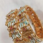 Openable Beautiful Rajwadi Elephant Kada