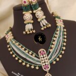 TRADITIONAL BEADED CHOKER WITH EARRING